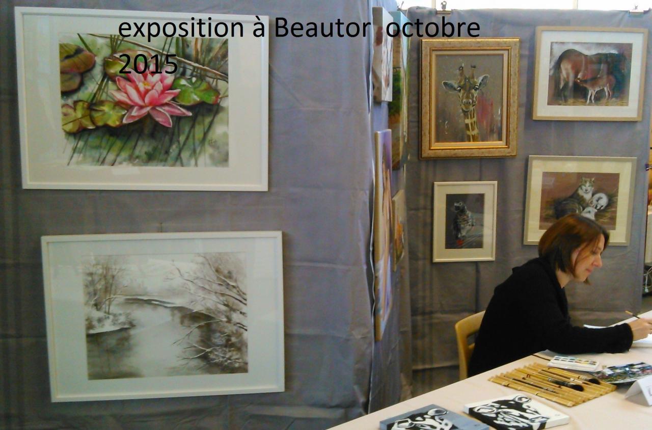 En exposition ...